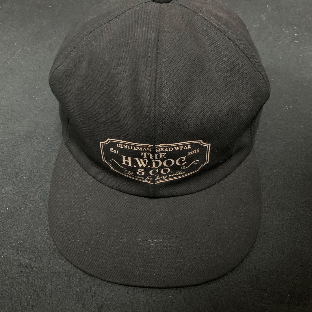 H.W.DOG & CO. ブラックワークキャップ