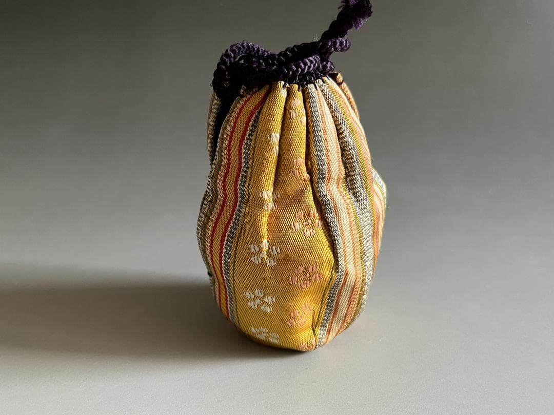 亀井楽山　高取　瓢形茶入　茶道具