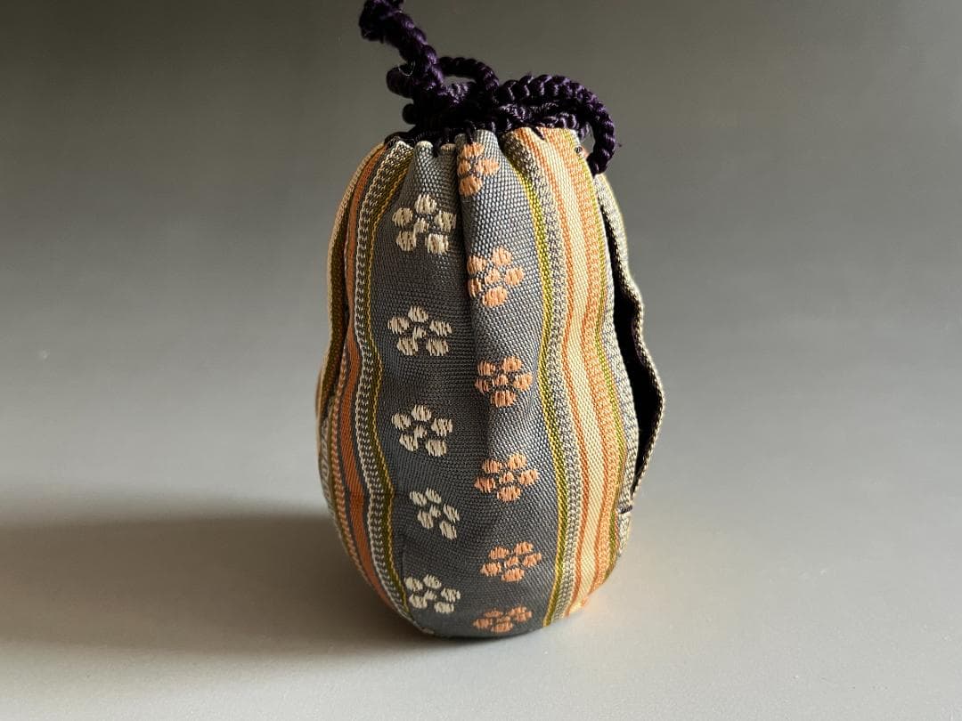 亀井楽山　高取　瓢形茶入　茶道具