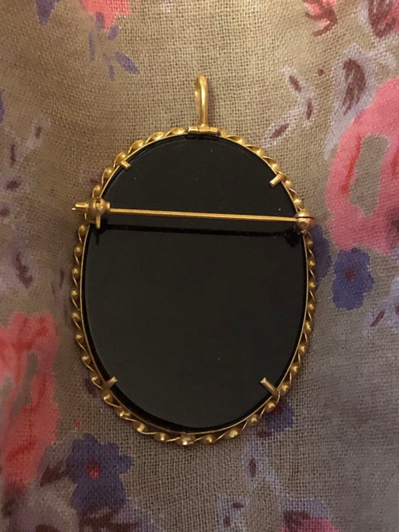 カメオ ネックレストップ兼ブローチ