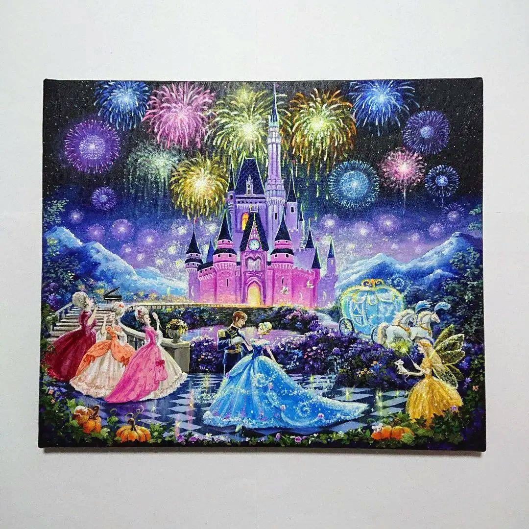 【魔法が解けるまで】アクリル画 F8 風景画 絵画