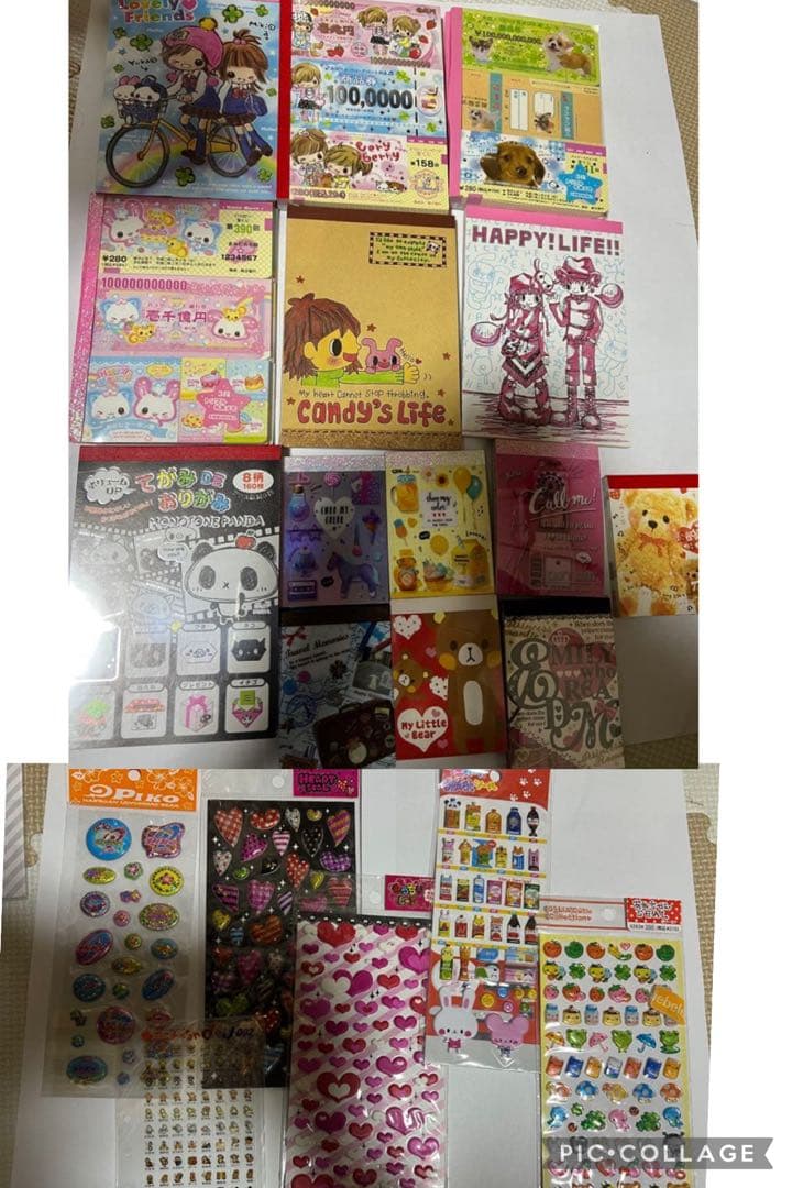 平成レトロ　メモ帳　シール　まとめ売り