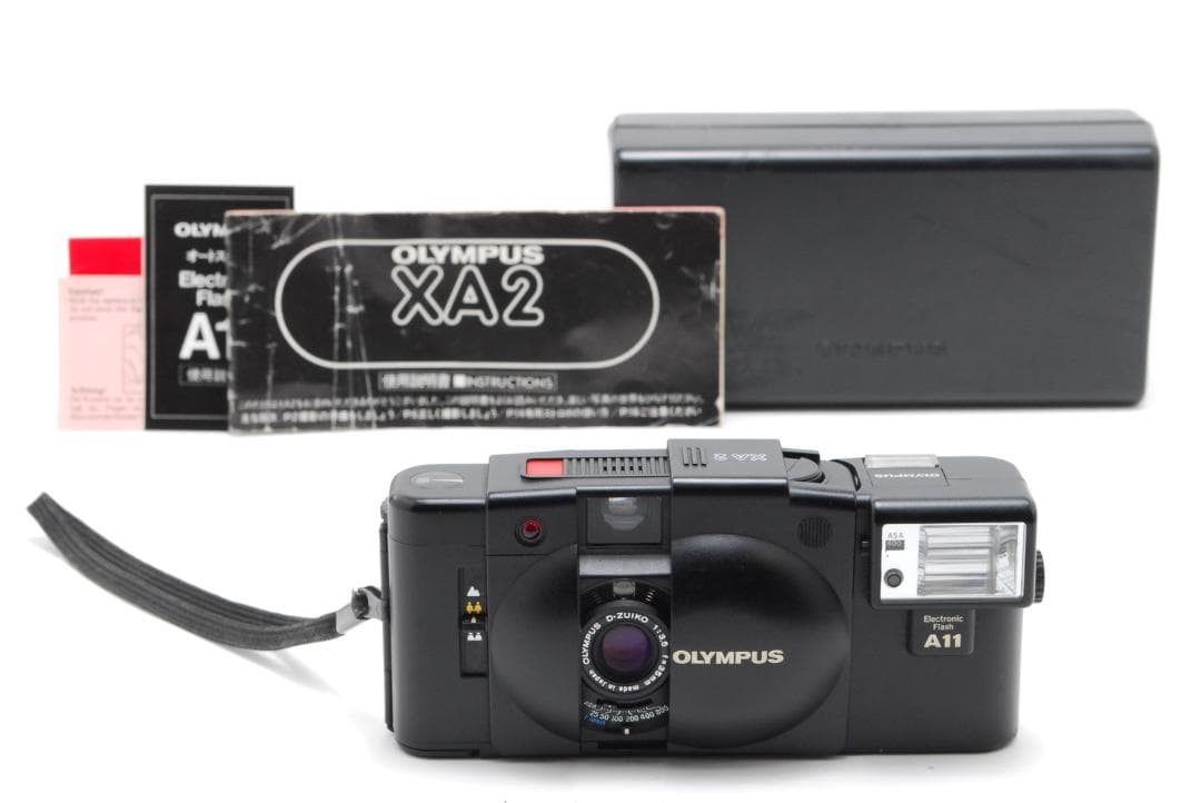 美品 OLYMPUS XA2 A11 セット コンパクトフィルムカメラ
