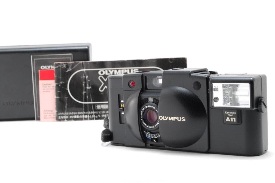 美品 OLYMPUS XA2 A11 セット コンパクトフィルムカメラ