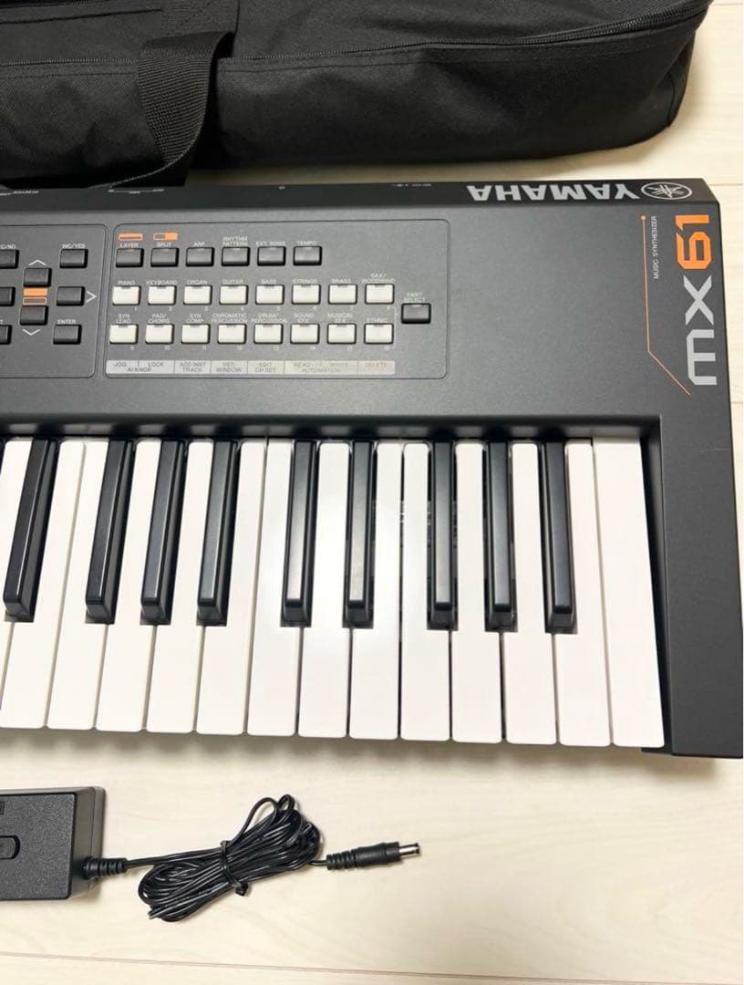 YAMAHA シンセサイザー　mx61 フットペダル　ケース　付き