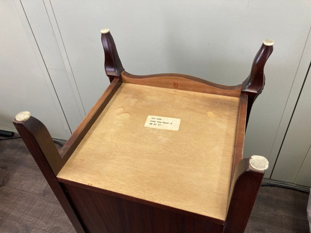 東海家具　木製　家具　サイドチェスト　電話台　ビンテージ