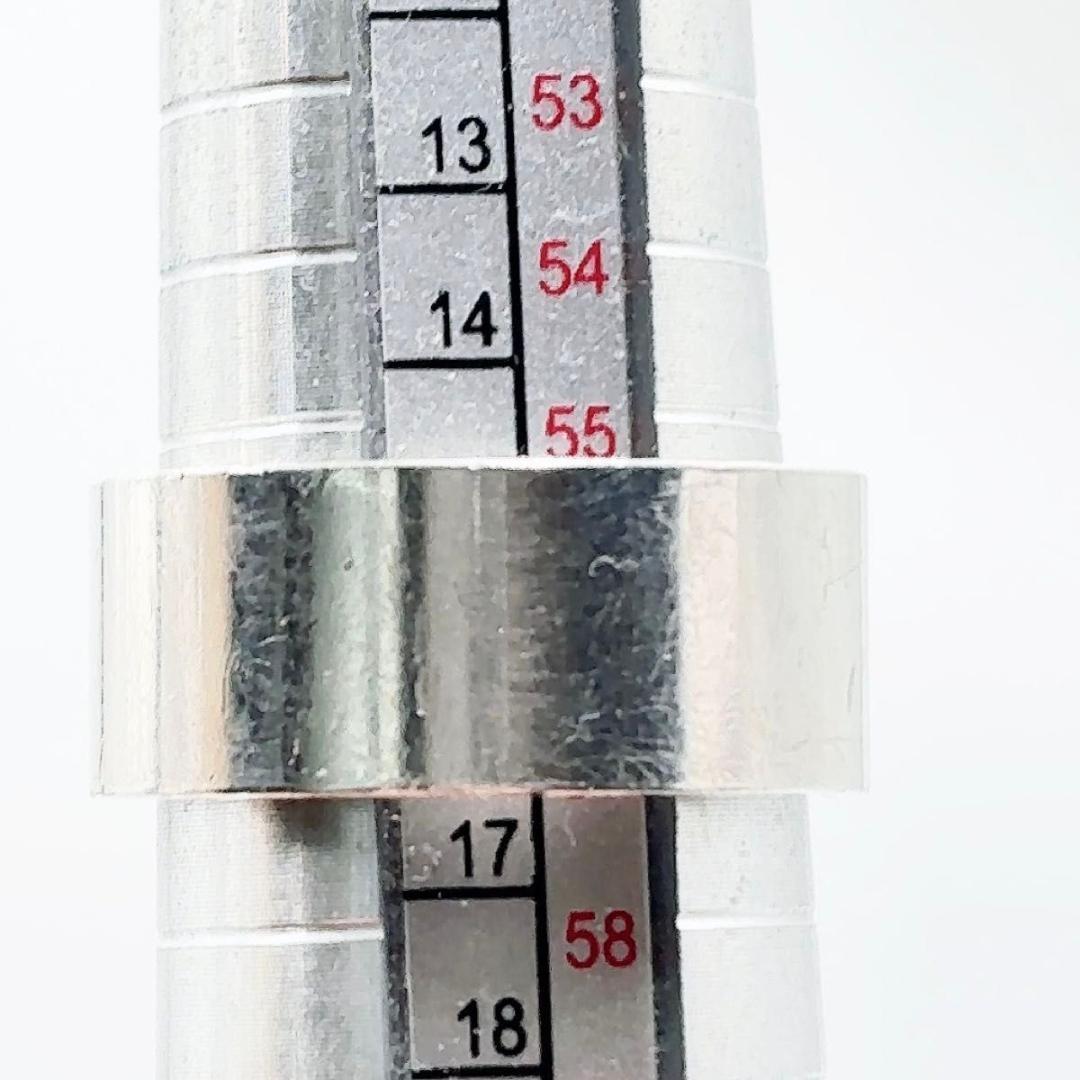 グッチ　GUCCI リング　ロゴ　黒文字　筆記体　約16号