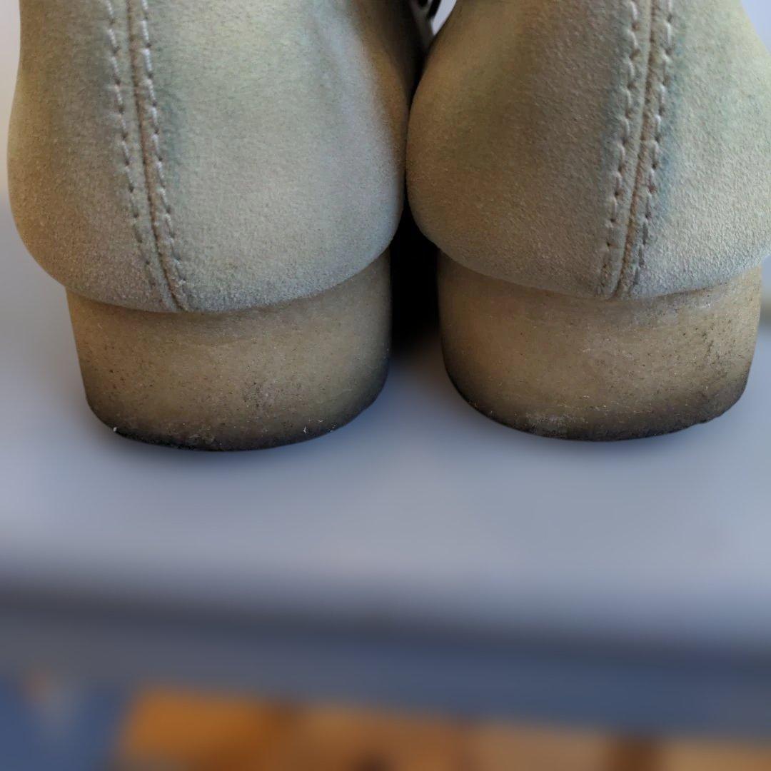 クラークス ワラビー ベージュ スエード UK9 27cm