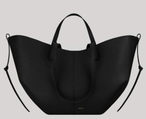 POLENE ブラック ショルダーバッグ 大容量