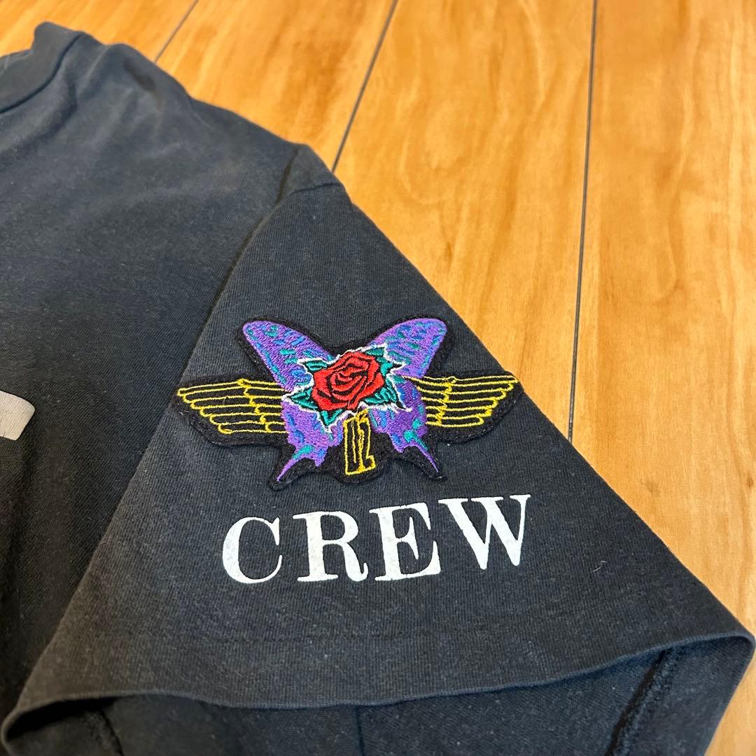 B'z RUN LIVE-GYM’93 スタッフ公式Tシャツ　CREWワッペン付