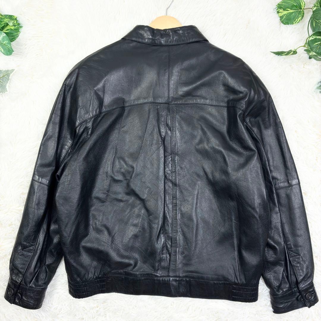 美品　ダンヒル　本革　シングルライダース　レザージャケット　M　英国製