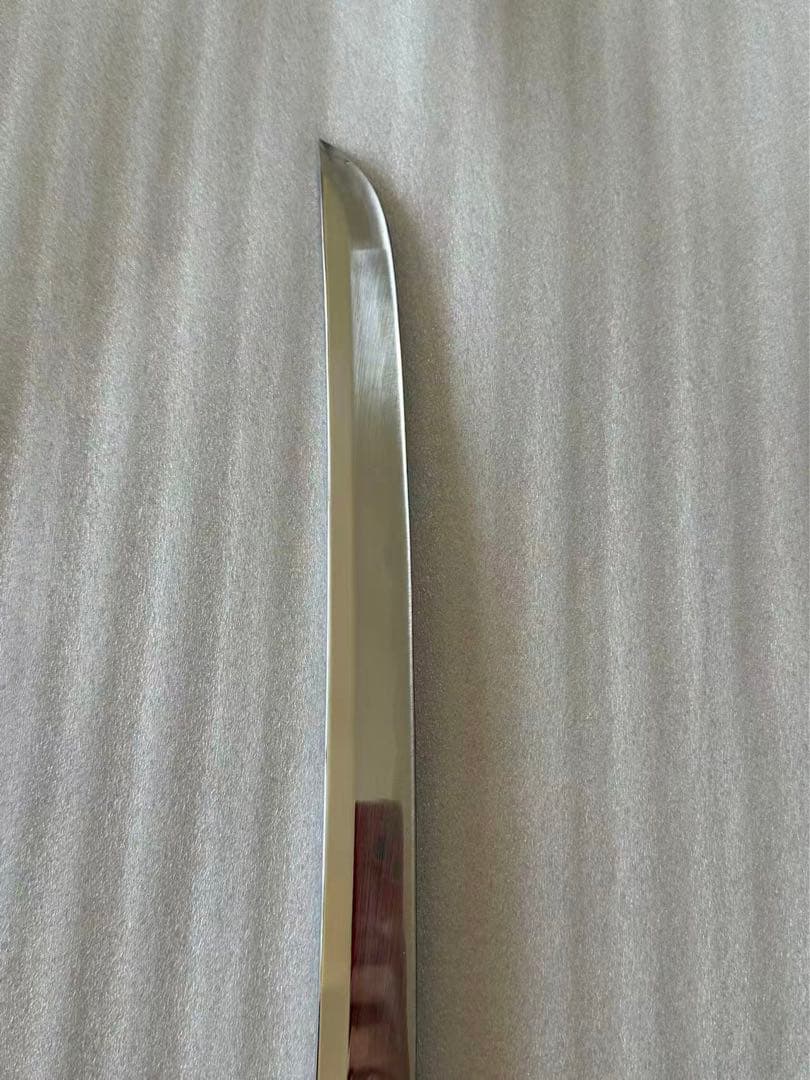 薄刃 居合刀 白鞘　鞘付き長さ101cm 刀袋付き11F