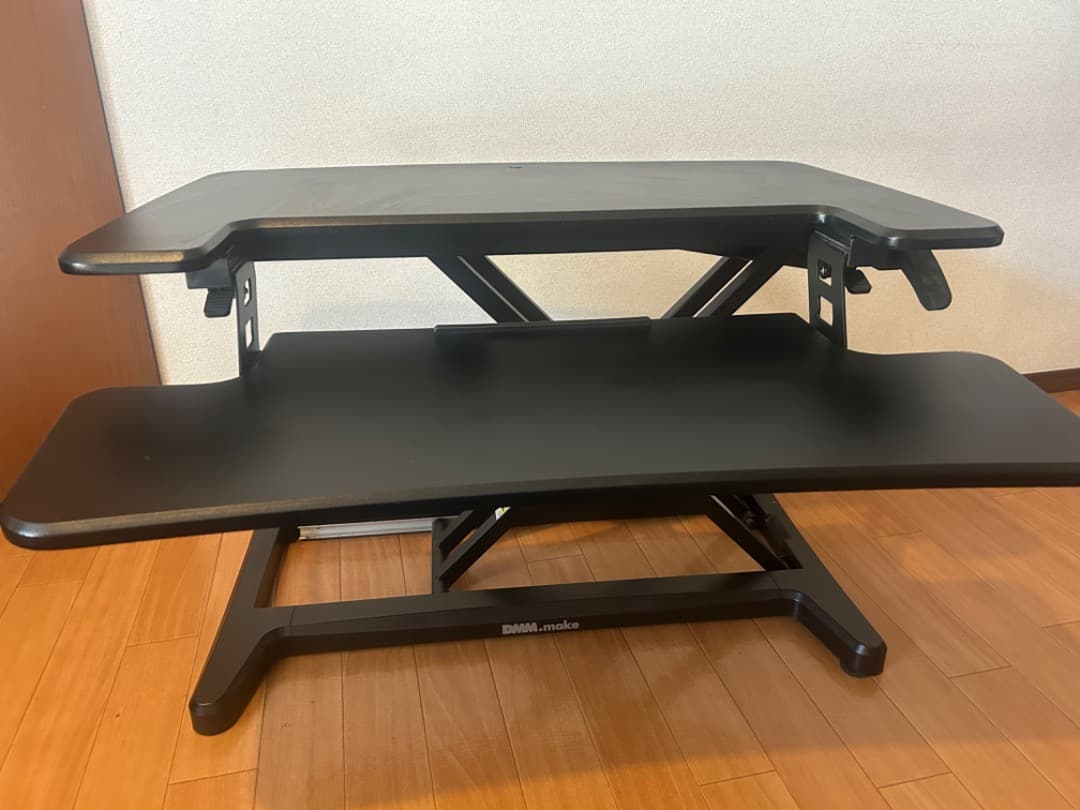 DMM.make 卓上昇降デスク　デュアル　ブラック