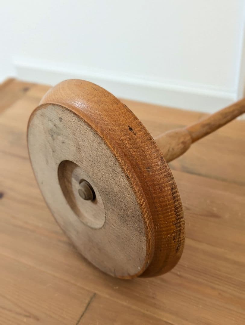 木目美しい趣ある燭台 約74cm ２台　天然木　antiques