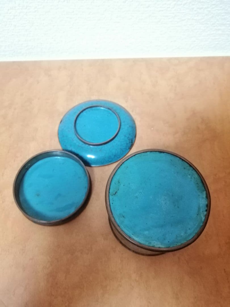 七宝焼 小皿 小物入れ アンティーク レトロ 骨董