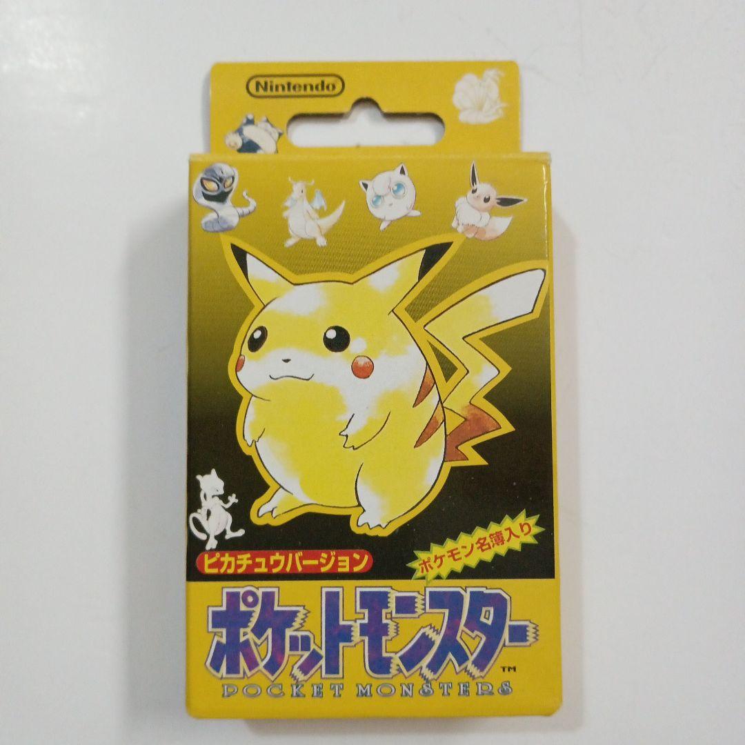 ポケットモンスター　トランプ　ピカチュウ　バージョン