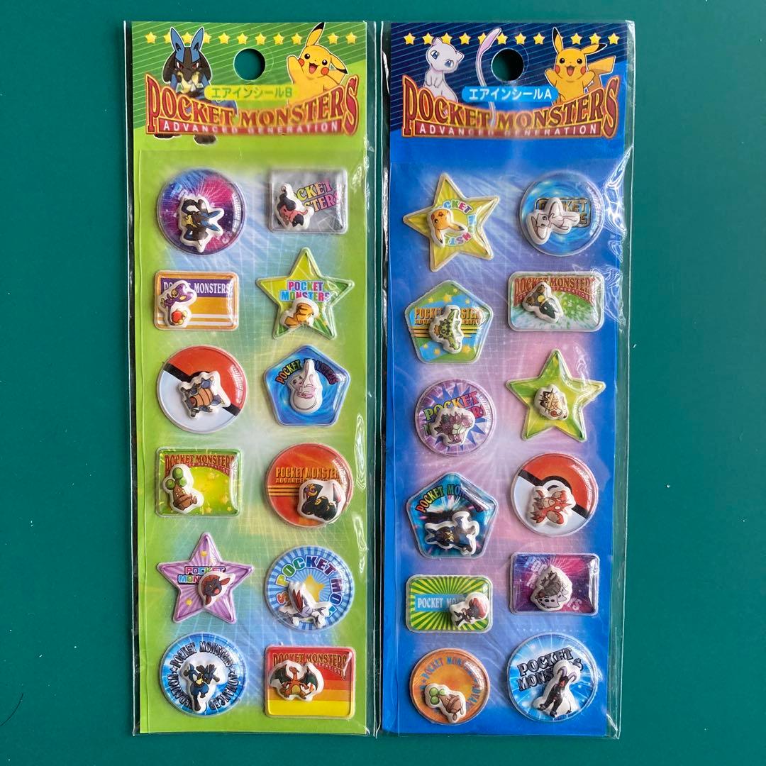 ポケットモンスター ポケモン エアインシール レトロ 当時物 レア