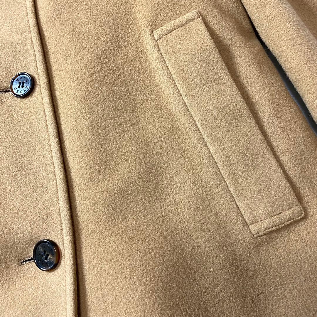 《美品》マッキントッシュロンドン チェスターコート ウール キャメル【L】通勤