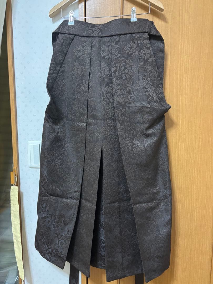 utatane 袴セット ベージュ・ダークブラウン