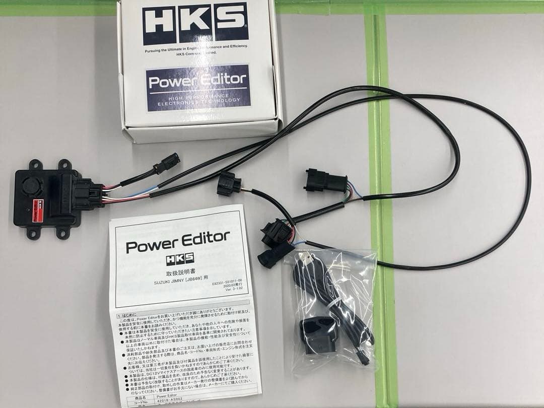 ジムニーjb64 HKSレーシングサクションキット&パワーエディター