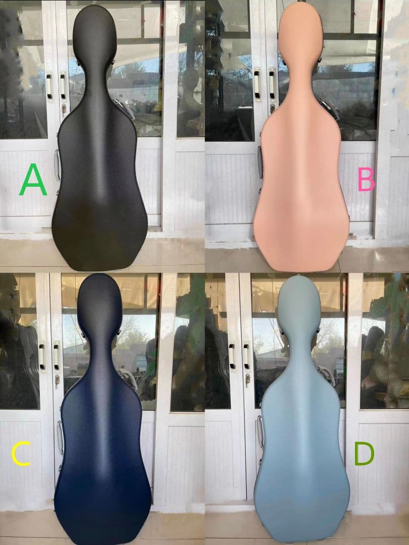 3.2kg!オレンジシリーズ登場！超軽量新品高級チェロケース 多色入 領収書可！