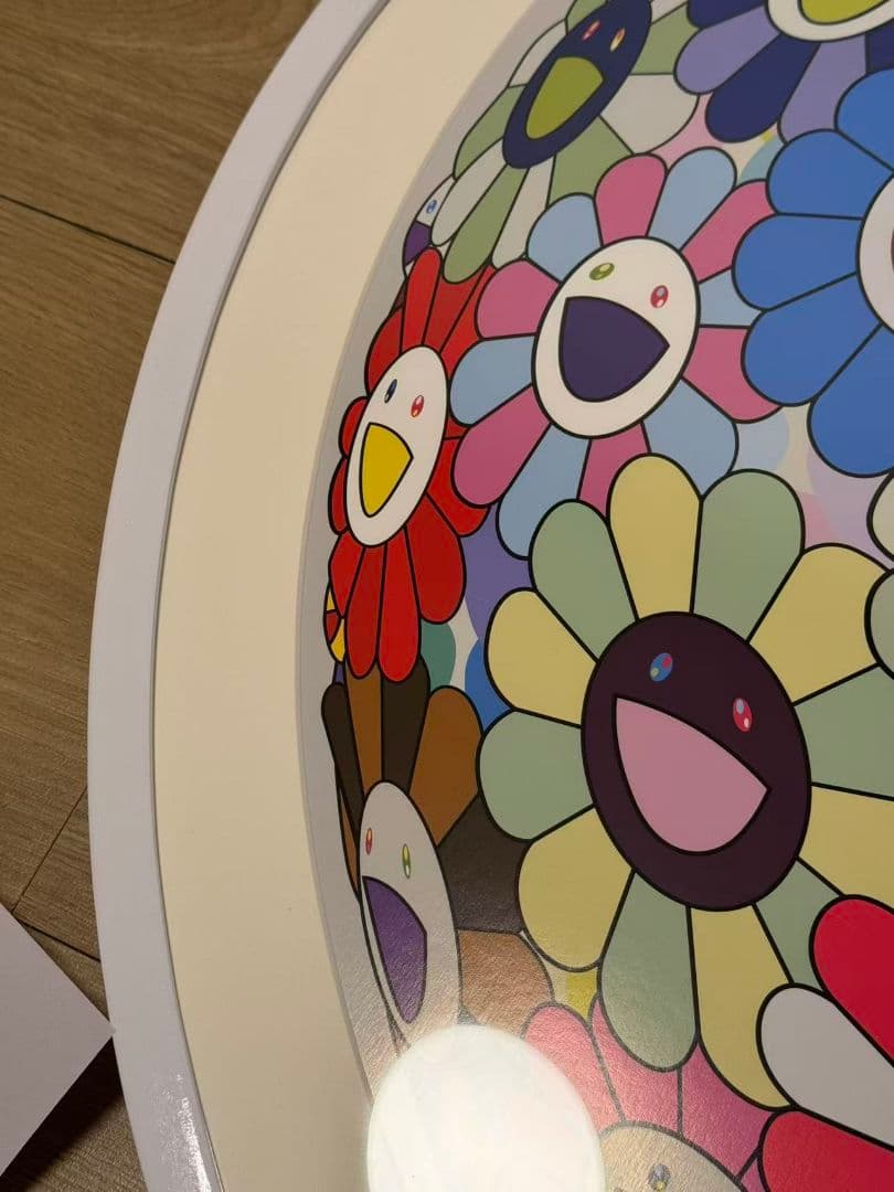 お花畑の中に顔をうずめる 村上隆 版画 ED300