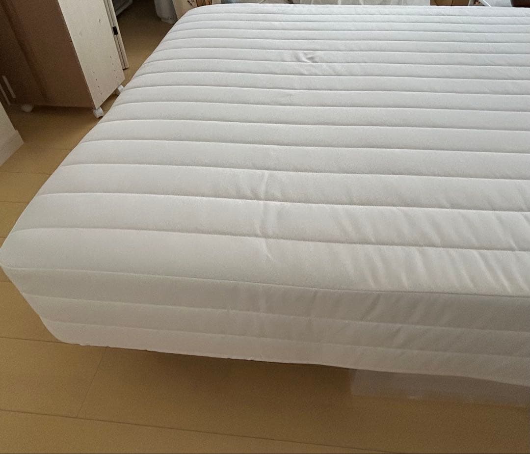 【こんぶ】無印良品　脚付マットレス ポケットコイル　セミダブル