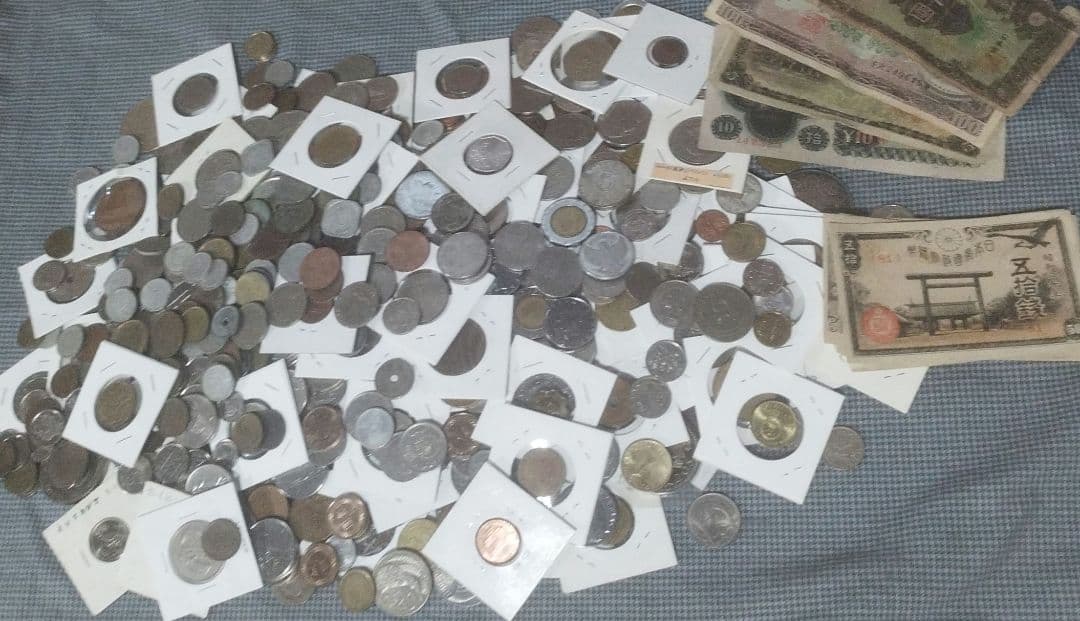海外貨幣・旧硬貨・旧紙幣　約3.5キロ