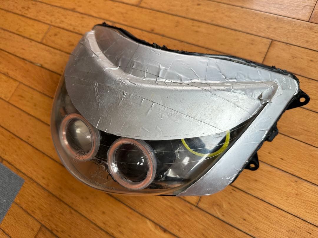 マジェスティ　sg03j ヘッドライト　LED リング　ワンオフ