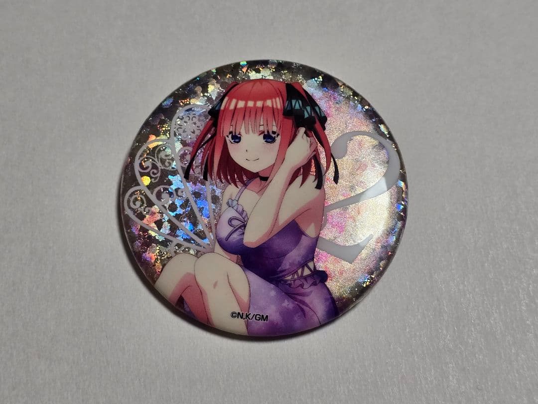 五等分の花嫁　東京タワー　中野二乃　ホロ缶バッジ
