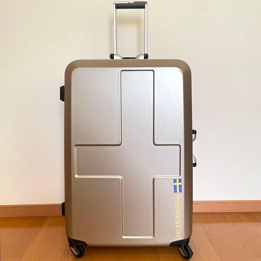 innovator イノベーター 大型スーツケース ゴールド 79×53×30
