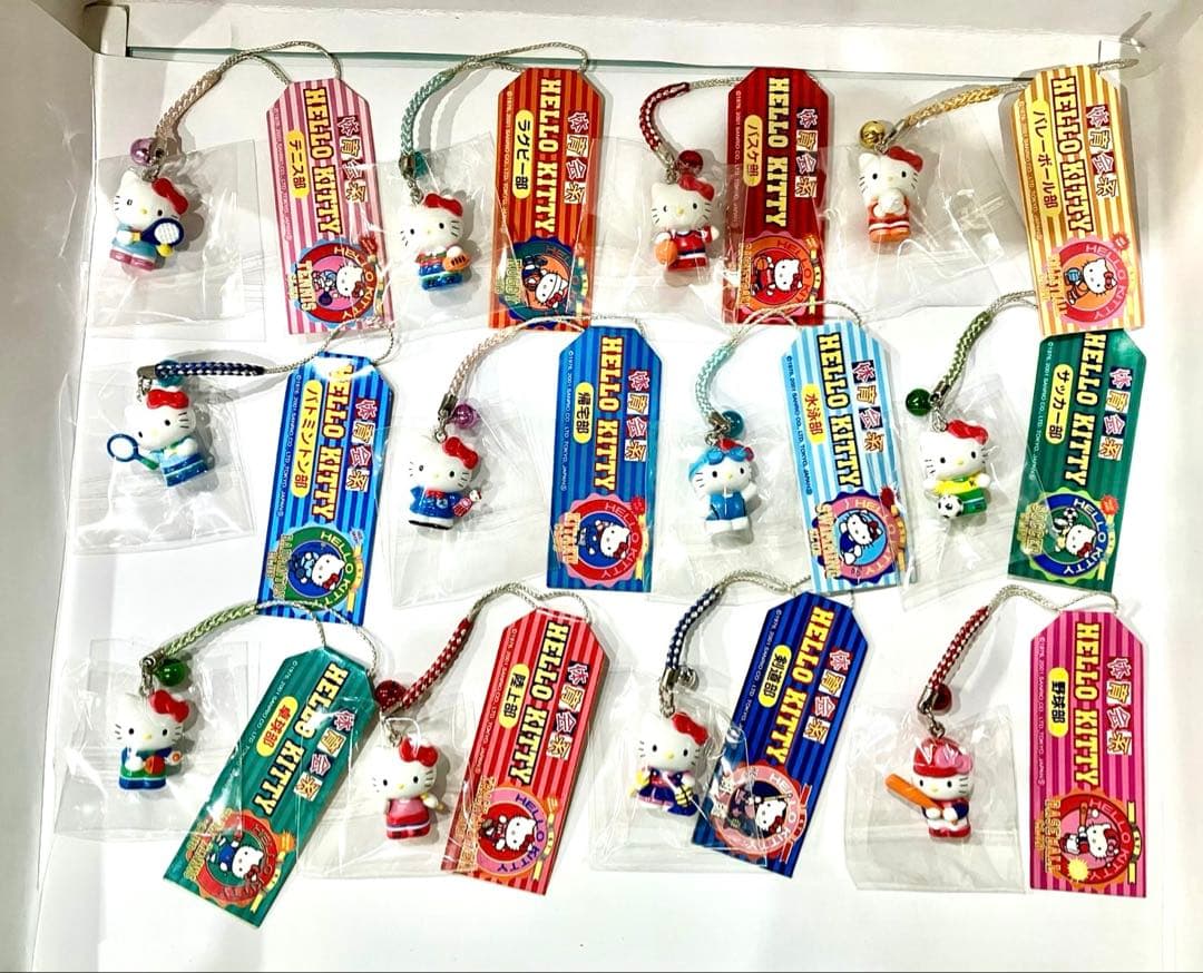 ハローキティ 根付 ストラップ 体育会系 １２種