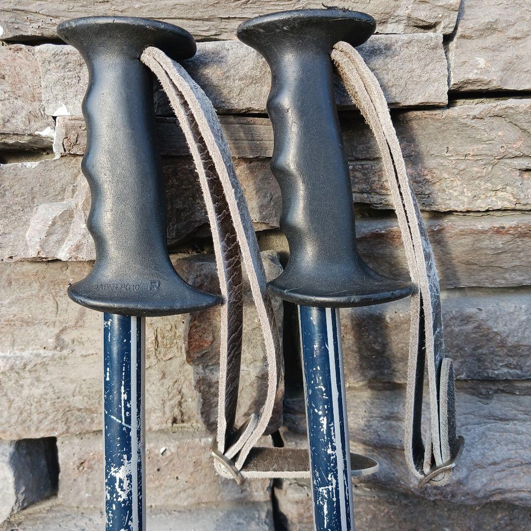 アンティーク　スキー・ストックセット　KANDAHAR　FISCHER