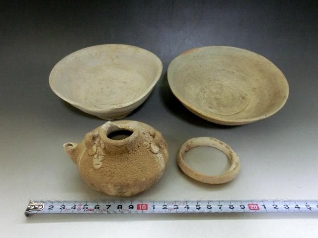 土器■須恵器セット 土器 茶碗 急須 発掘 古鉢 杯 古道具  時代物 骨董品■