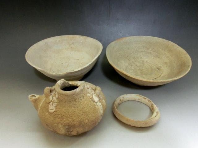 土器■須恵器セット 土器 茶碗 急須 発掘 古鉢 杯 古道具  時代物 骨董品■