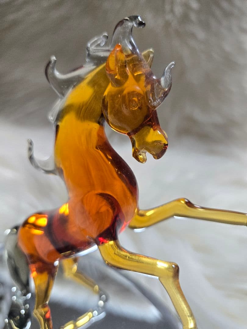 ✨美品✨馬・ガラス置物