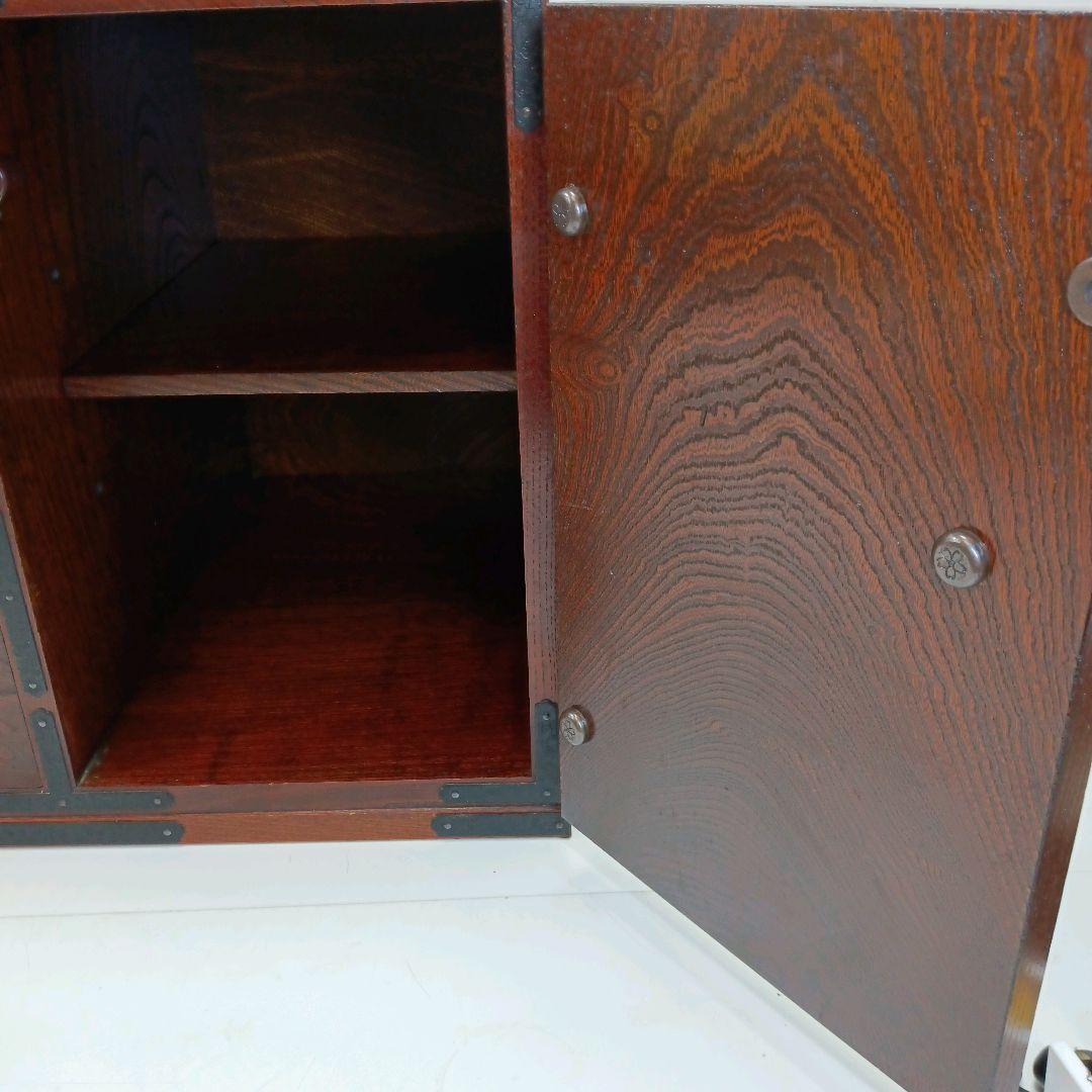 P376 駿河民芸 木製 家具 小物入れ 収納 箪笥