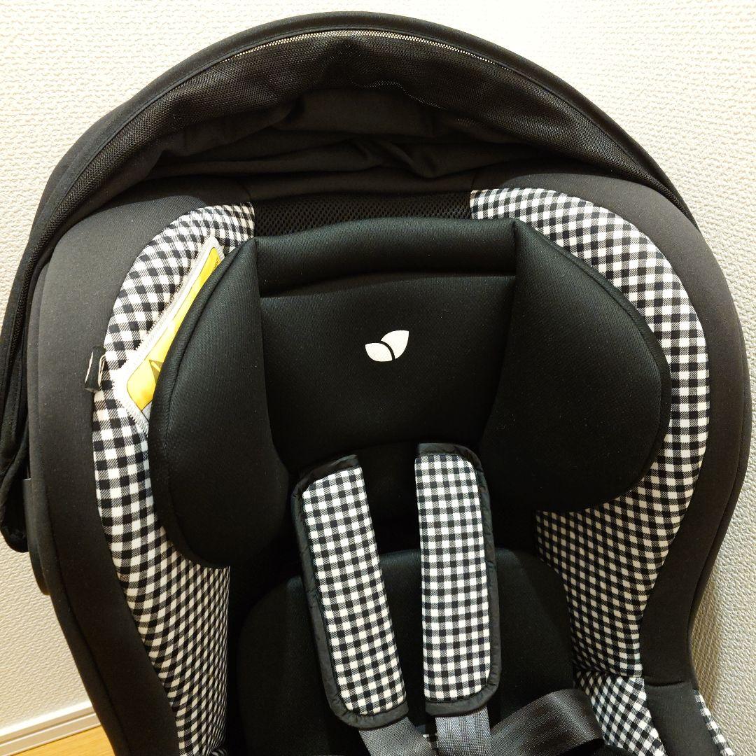 【美品】 Joieチャイルドシート チルト キャノピー付き チェック柄