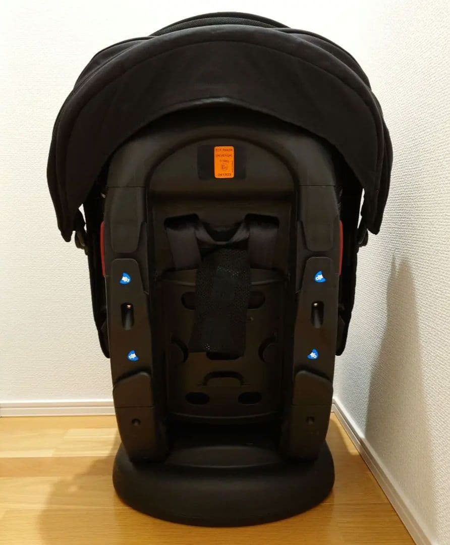 【美品】 Joieチャイルドシート チルト キャノピー付き チェック柄