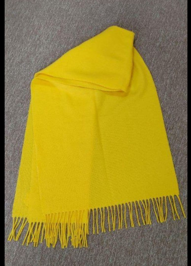 あさこのママ‼️MONCLER モンクレール ビッグロゴ フリンジマフラー