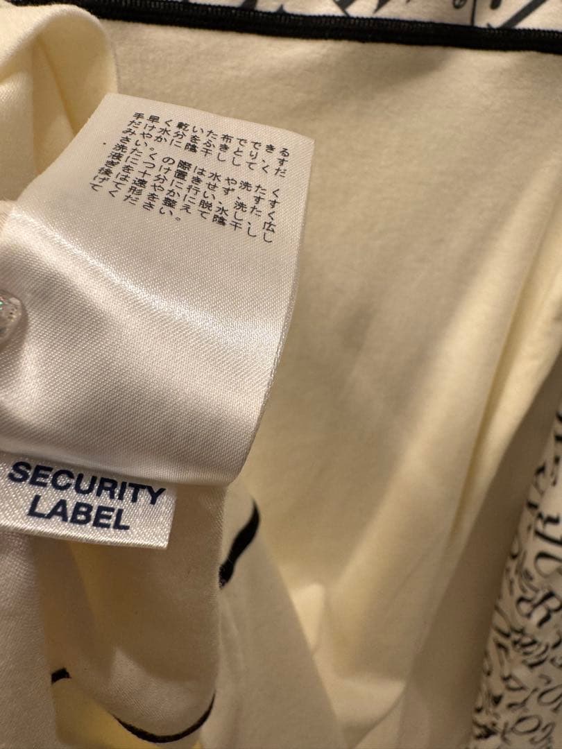 極美品　マークアンドロナ 総柄切替タートルネック長袖カットソー　ゴルフ　S