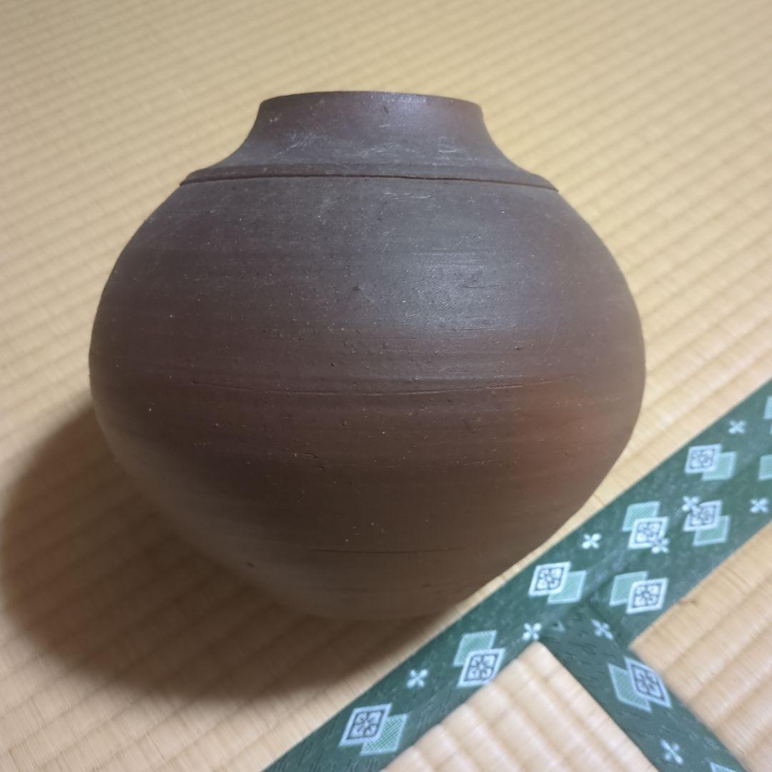 備前焼 花壺 在銘あり