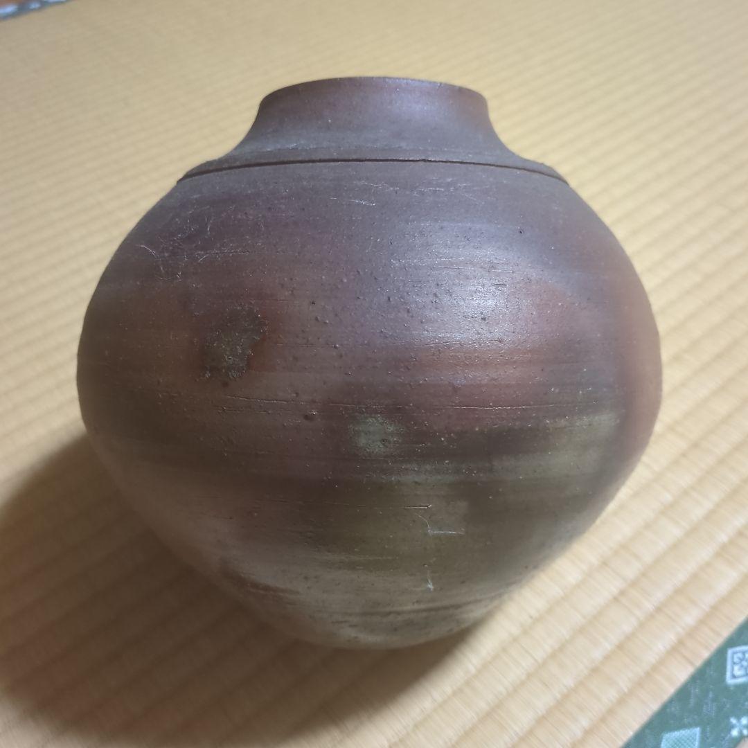 備前焼 花壺 在銘あり