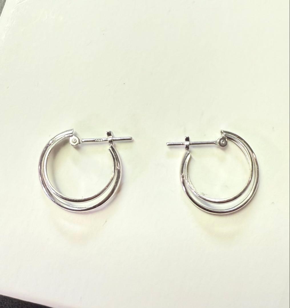 ■現行品■【Jewel closet by L&Co.】K10２連風フープピアス