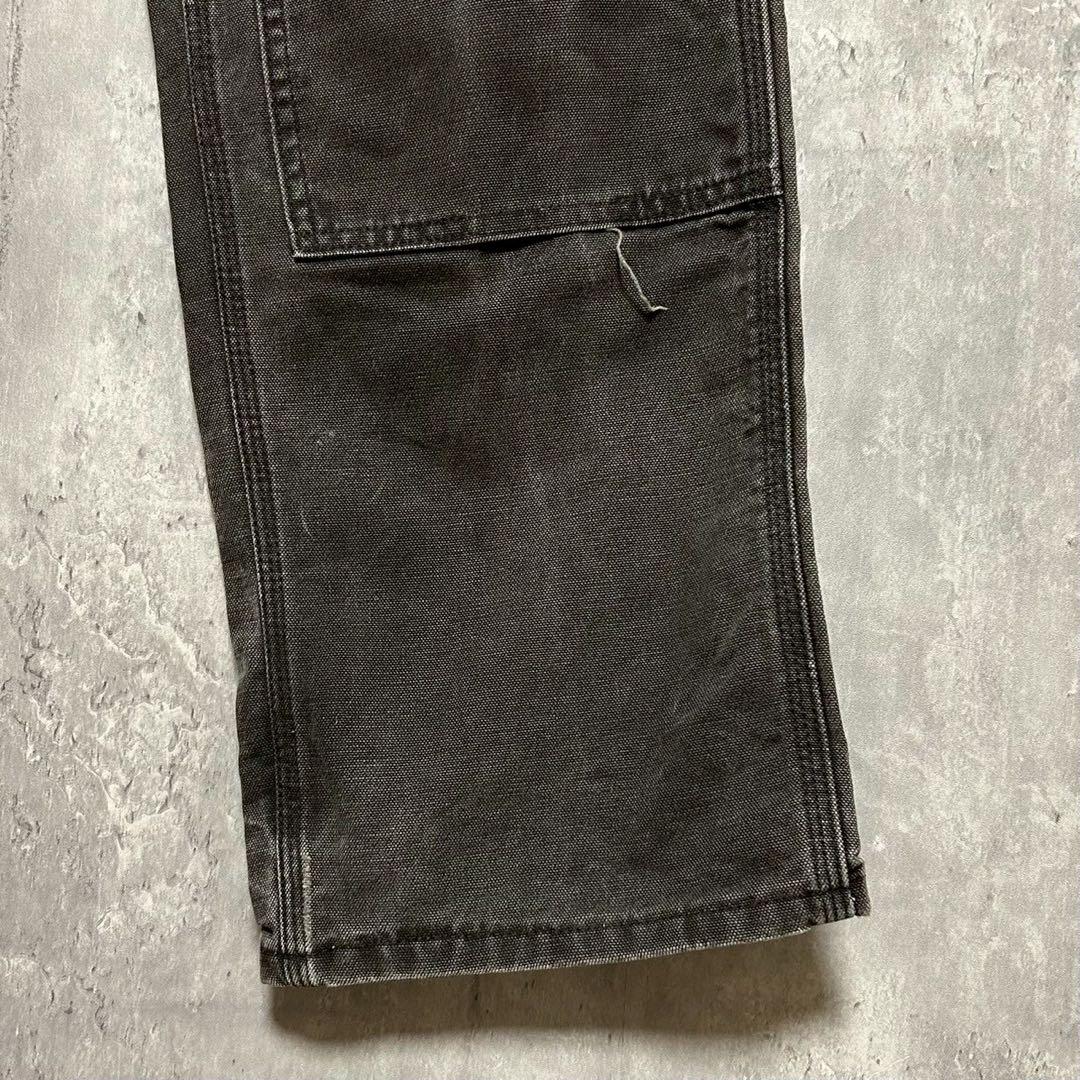 希少 Carhartt カーハート ブラック ダブルニー ペインターパンツ
