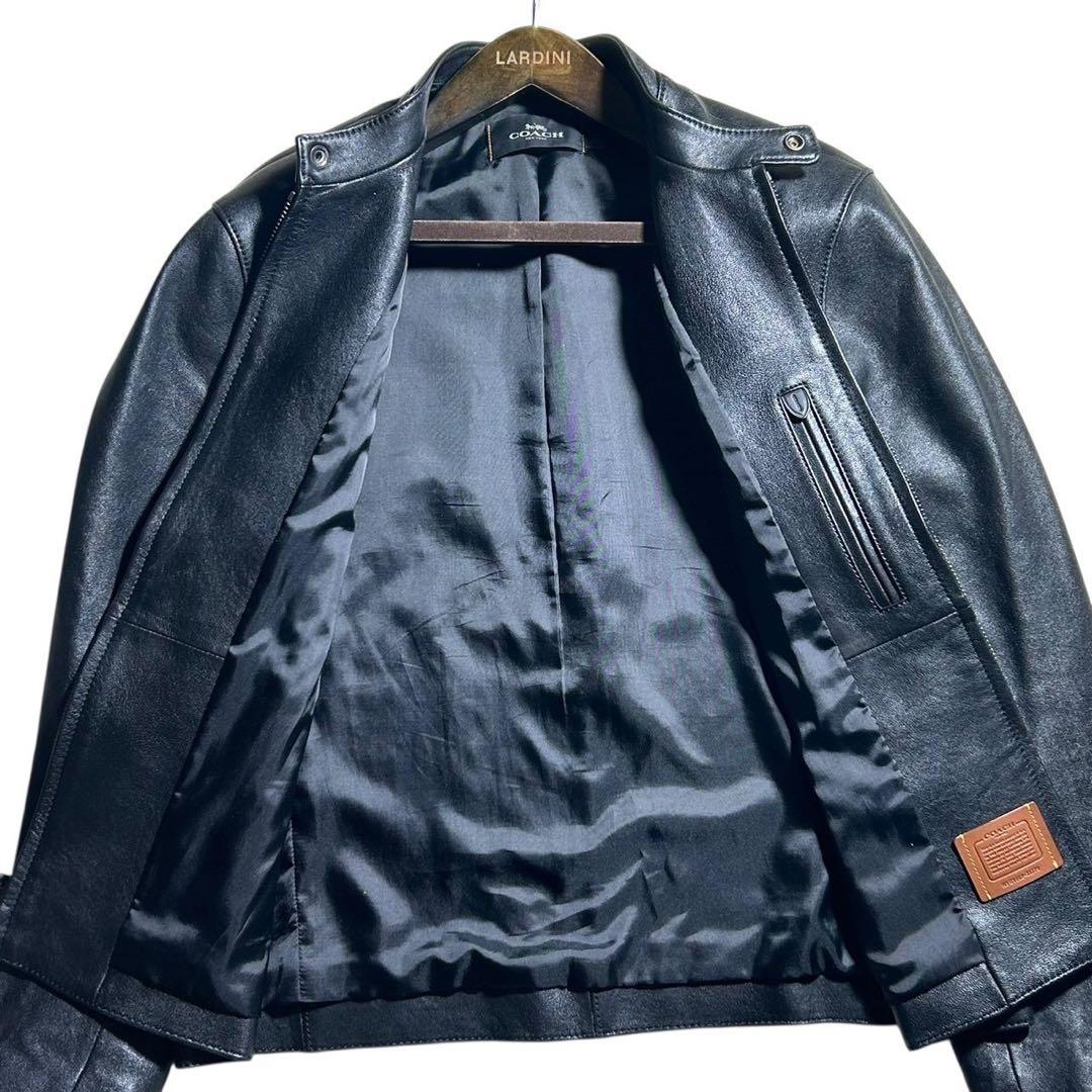 ①りょさま専用Lサイズ COACH コーチ ライダース 本革レザージャケット