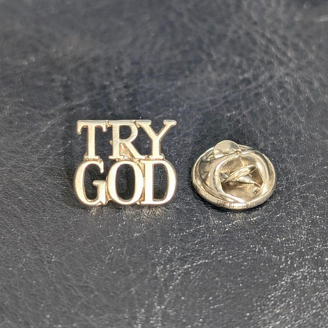 TIFFANY TRY GOD ピンバッジ silver ティファニー