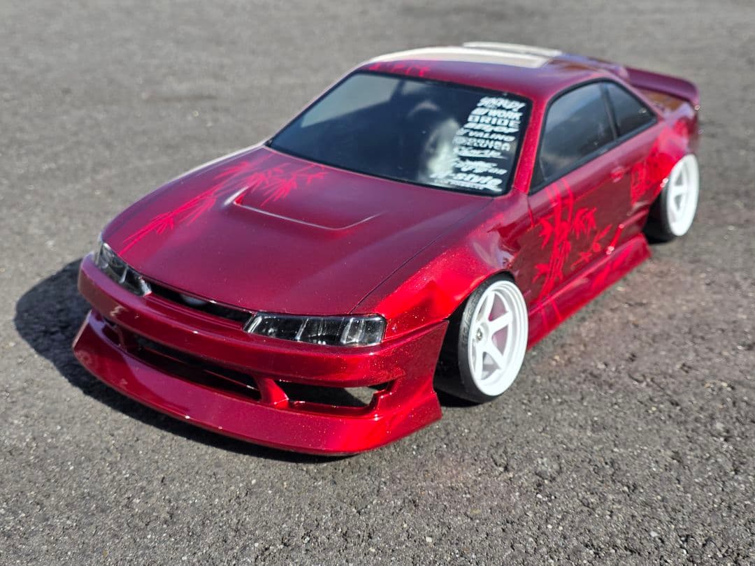 アディクション　S14シルビア　制作済み新品ラジコンホディ