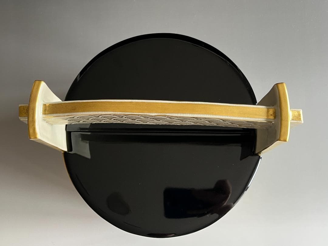 手塚充　竹文手桶　水指　茶道具