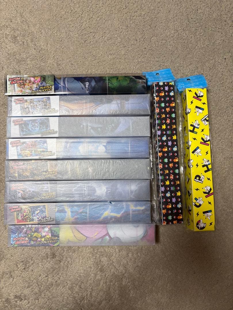 【新品未使用】ポケモンカード プレイマット プレイマットケース 引退品 10個